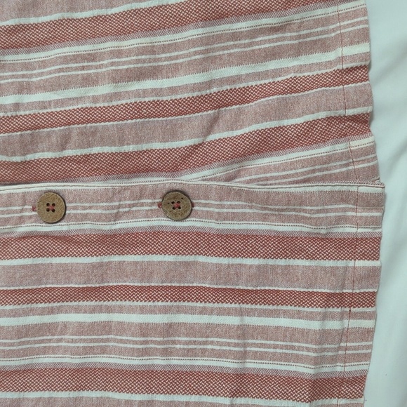 Roxy Under the Cali Sun Striped Mini Dress, Color Baked Clay Size S - Picture 7 of 16